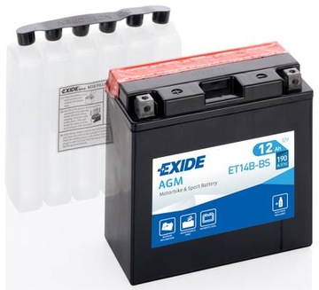 AKUMULATOR 12AH/135A 12V L+ / MOTOCYKLE