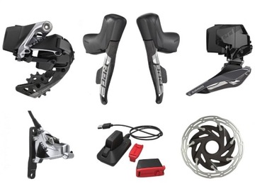 GRUPA SRAM RED E-TAP AXS 2x12 HYDRAULIC FM CENTER LOCK ORYGINAŁ
