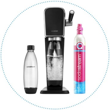 Saturator SodaStream Art czarny 1 butelka