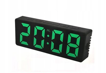 ZEGAR ELEKTRONICZNY LED BUDZIK ZEGAREK Z ALARMEM DS3806M