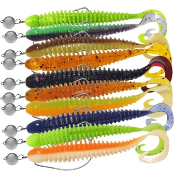 UZBROJONE GUMY - CZEBURASZKA, HAK OFFSET - INTECH TURBORIB 7,5CM