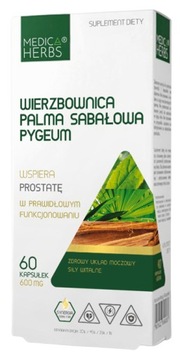 Medica Herbs wierzbownica palma sabałowa pygeum 60 kaps