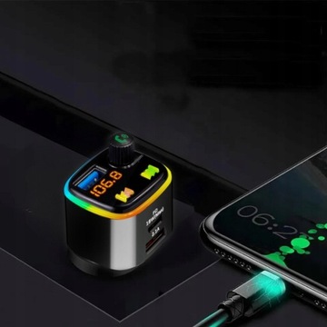 Transmiter FM Bluetooth ładowarka do XIAOMI