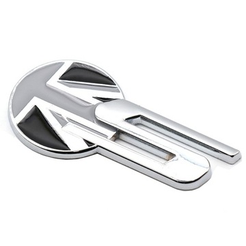 srebro S logo Emblemat znaczek Naklejki na karoserię Jaguar 7.3*3cm