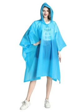 УНИВЕРСАЛЬНОЕ ДОЖДЕВОЕ ПОНЧО С КАПЮШОНОМ