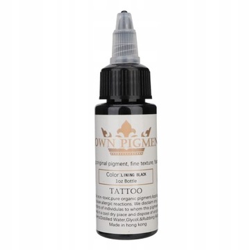 DYNAMIC BLACK 30 ML TUSZ FARBA TATUAŻ CZARNY