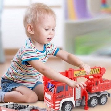 ПОЖАРНЫЙ МОСТ АВТОМОБИЛИ XXL НАБОР 6 В 1 АВТОМОБИЛИ ПОЖАРНАЯ МАШИНА МАЛЕНЬКИЕ АВТОМОБИЛИ