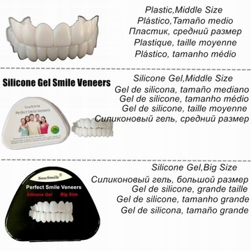 Новейшая привязка к Smile Dental, верхние нижние накладные зубы
