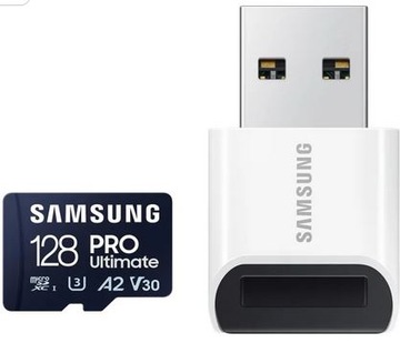 Карта памяти SAMSUNG Pro Ultimate microSDXC 128 ГБ