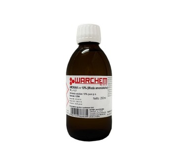 WODA AMONIAKALNA 10% - czysty do analiz - 250ml