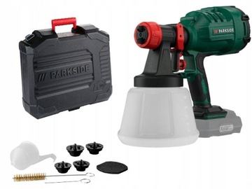 PISTOLET AKUMULATOROWY NATRYSKOWY 4 DYSZE DO MALOWANIA MALARSKI 20V 1200ml