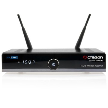 Dekoder Octagon SF8008 SUPREME TWIN 2 x DVB-S2 z konfiguracja (Oscam itd)
