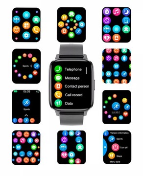 SMARTWATCH SMARTBAND ЖЕНСКИЕ ЧАСЫ PL MENU СПОРТИВНЫЙ МУЖСКОЙ ВОДОНЕПРОНИЦАЕМЫЙ РЕМЕСЛ