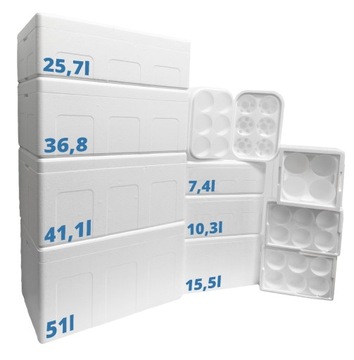 Термобокс 44,1л Контейнер из пенополистирола THERMO FRIDGE