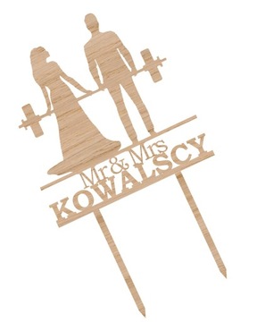 Topper TŚD-62-Ciężary Ślub Wesele