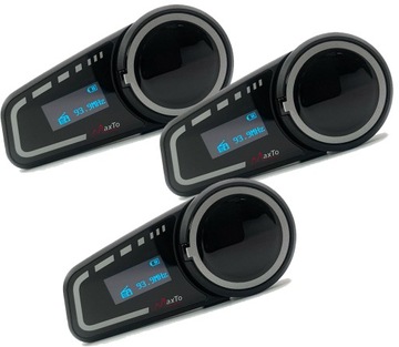 3 X MaxTo M2C INTERKOM BLUETOOTH ZESTAW