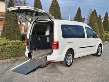 Volkswagen Caddy V Caddy 2.0 TDI 102KM 2021 Volkswagen Caddy 2.0 TDI Maxi PFRON Przewóz osoby niepełnosprawnej Inwalida, zdjęcie 9