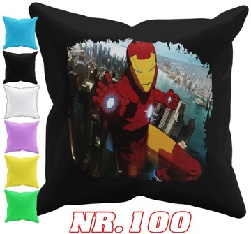 POSZEWKA NA PODUSZKĘ JAŚKA DO PRZEDSZKOLA IRON MAN + IMIĘ GRATIS
