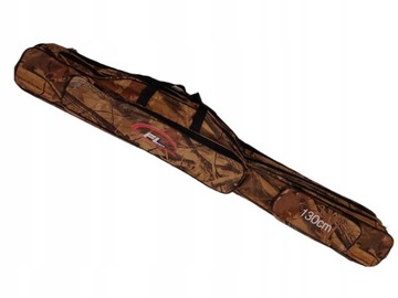 Чехол на удочку 130см 3 отделения Сумка для рыбалки