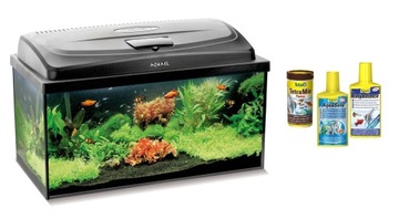 AQUAEL CLASSIC 41X25X25 ZESTAW Z OŚWIETLENIEM LED