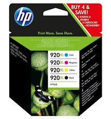 4 X TUSZ HP 920 XL CMYK C2N92AE Oryginał F.V 23%