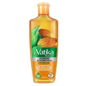 Olejek do włosów migdałowy Multivitamin+ Vatika Dabur 200ml