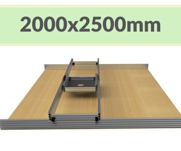 PLANER PROWADNICA DO FREZARKI DO DREWNA 200x250 cm