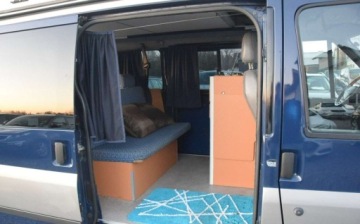 Ford Transit V 2003 Ford Transit 2.0D Kamper 7- Osobowy Klima Podnoszone lozko Sprowadzony, zdjęcie 27