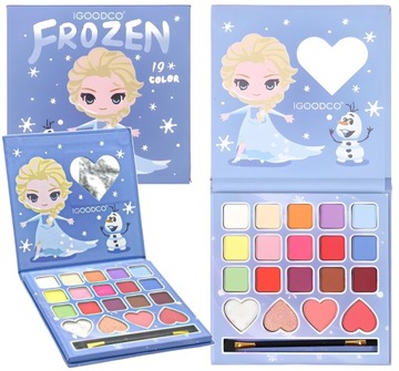 Cienie do Powiek Malowidła FROZEN 19 kolorów Make Up kosmetyki dla dzieci