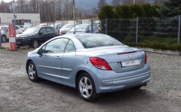 Peugeot 207 CC 1.6 VTi 120KM 2010 Peugeot 207 CC 1.6 120KM Kabriolet Zarejestrowany Klima Grzane fotele 1.6, zdjęcie 6