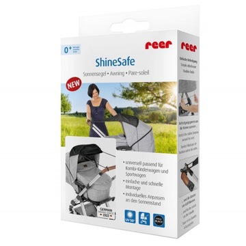 REER Солнцезащитный козырек для коляски UV UPF 50+ Blenda Blue