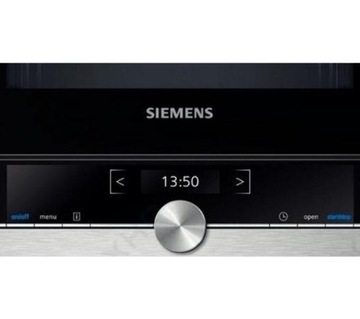 Встраиваемая микроволновая печь Siemens BF634LGS1 21л 900Вт Черный-Серебристый