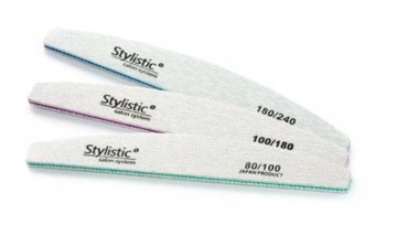 Пилочка для ногтей CLARESA STYLISTIC BOAT HALF MOON 180/240