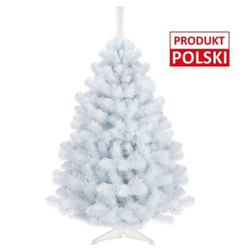 ИСКУССТВЕННАЯ БЕЛАЯ РОЖДЕСТВЕНСКАЯ ЕЛЬ 150СМ, ПЛОТНАЯ ПОДСТАВКА