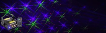 Двойной лазерный пульт дистанционного управления RGB GOBO IRC Beamz мощностью 330 мВт