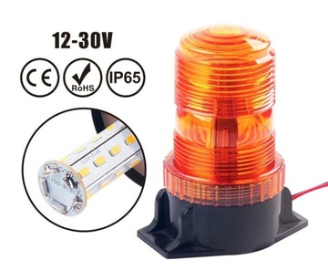 Lampa ostrzegawcza stroboskop kogut LED 12/30V