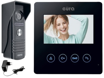 WIDEODOMOFON WIDEO DOMOFON EURA ATIRA FURTKA BRAMA