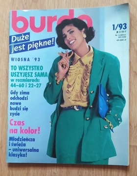 Burda duże jest piękne 1/93 wykroje