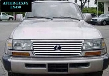 1996-1997 LEXUS LX450 LX 450 - LIŠTA CHRÓM MASKA