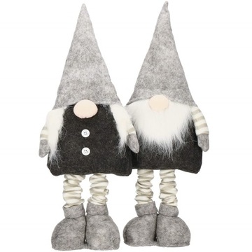 ŚWIĄTECZNE SKRZATY POD CHOINKĘ 2szt KRASNALE GNOMY