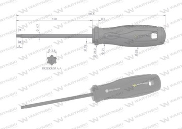 Отвертка Т20. 100 мм. Сталь СВЦМ. Вариньский