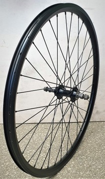 Koło 26 MTB tył czarne na wolnobieg obręcz stożek