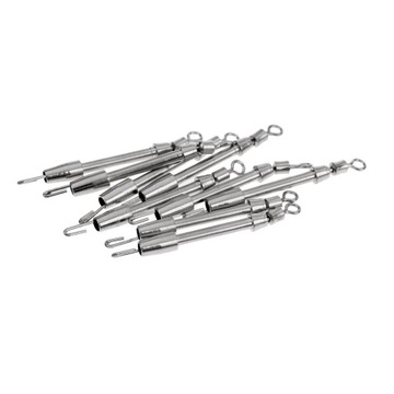 tainless teel Line Connector Fishing wivel Terminal Tackle S