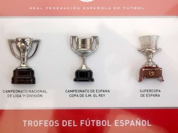 Набор из 3 значков Испании RFEF Trophy (официальный)