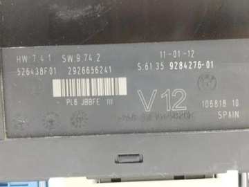 2926656241 MODUL POHODĚ 650 I 300 2012 BMW 6 COUPE (F13)