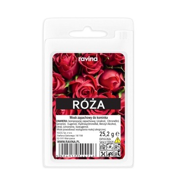 ROSE ROSE ROSE АРОМАТИЧЕСКИЙ ВОСК ЦВЕТОЧНЫЙ АРОМАТ ДЛЯ АРОМАТИРОВАННОГО КАМИНА