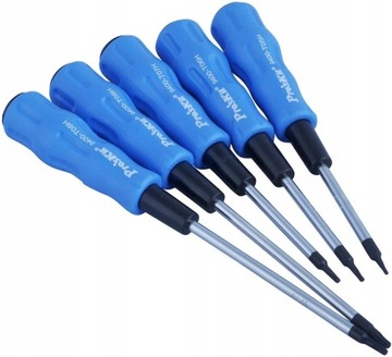 Zestaw 5 TORX Security 5 6 7 8 9 T5H - T9H TR6 Mac PC