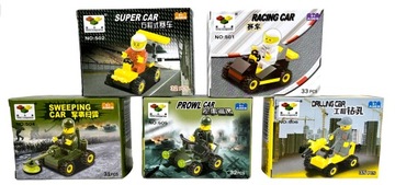 ZESTAW KLOCKI TYPU LEGO SAMOCHÓD AUTO