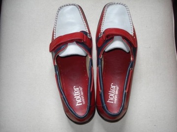 Мокасины HOTTER, кожа, новые, размер 38,5/5,5, вставка 25