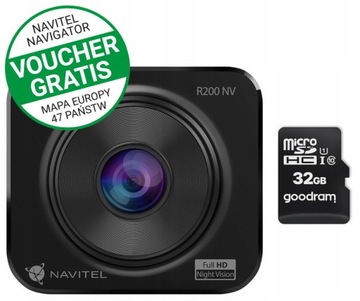 Wideorejestrator NAVITEL R200 NV + Karta 32GB